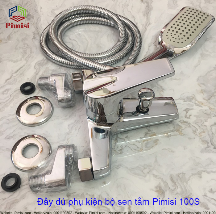 Phụ kiện bộ sen tắm Pimisi 100s