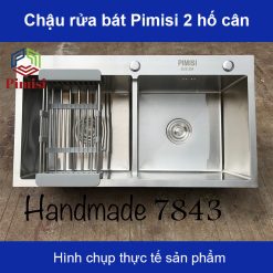 Hình chụp thực tế chậu rửa bát Pimisi PB-7843C