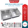 Bồn rửa chén inox 304 Pimisi PR-8245C