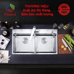 Chậu rửa chén inox Pimisi 7843C thương hiệu đến từ Nhật Bản