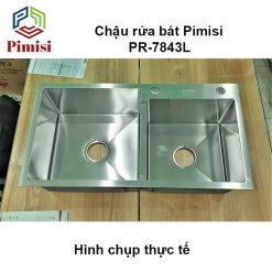 Hình chụp thực tế bồn rửa chén Pimisi PR-7843L
