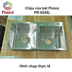 Hình chụp thực tế chậu rửa bát Pimisi PR-8245L