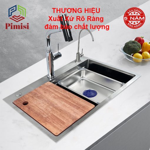 Chậu rửa bát inox Pimisi PR-7846 thương hiệu đến từ Nhật Bản