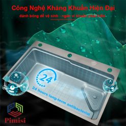Công nghệ kháng khuẩn cho bồn rửa chén Pimisi-pr-7846