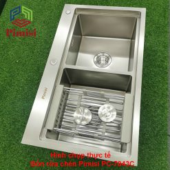 Hình chụp thực tế bồn rửa chén Pimisi PC-7843C