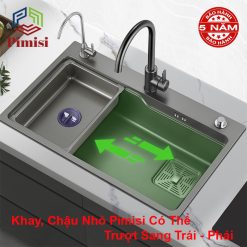 Khay chậu nhỏ Pimisi PR-7846 có thể trược Trái - Phải