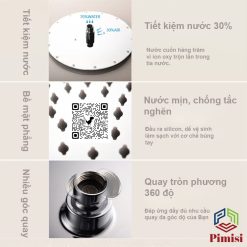 Đài sen lớn Pimisi PSC-1101C quay các hướng tiết kiệm nước