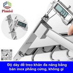 Thanh treo khăn phòng tắm Pimisi PR-011WM với chân đế đặc chắc chắn