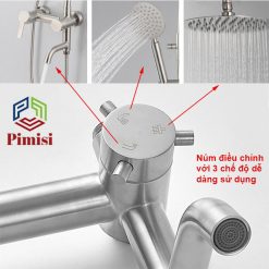 Vòi sen đứng Pimisi PSC-301C với 3 chế độ tắm