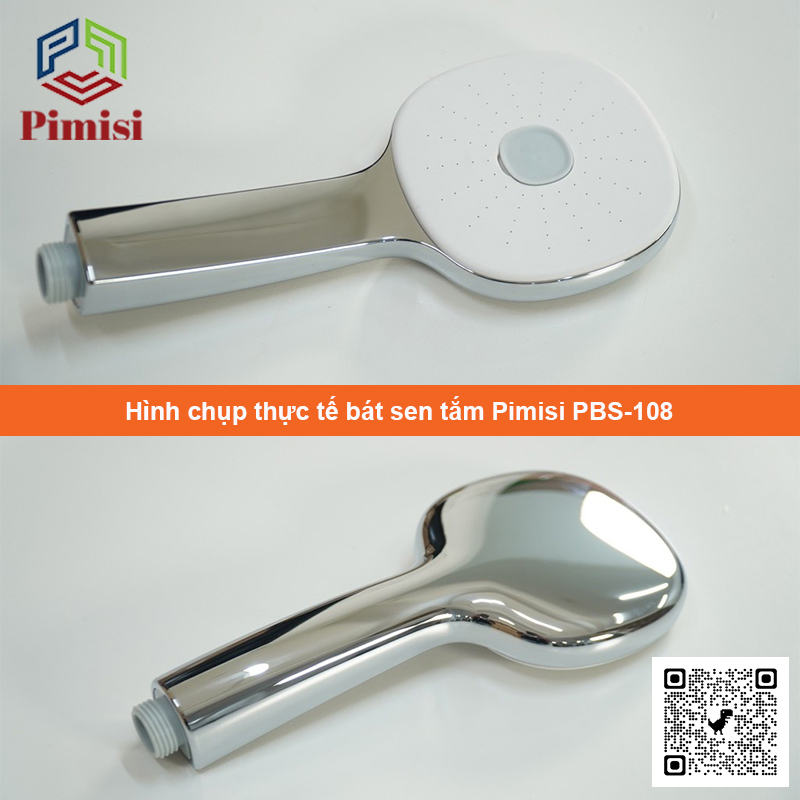 Hình chụp thực tế vòi tắm hoa sen Pimisi PBS-108