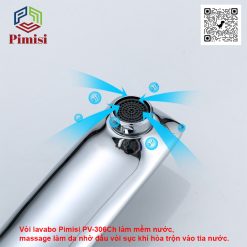 Đầu vòi chậu rửa Pimisi PV-306CH sục khí làm mềm nước