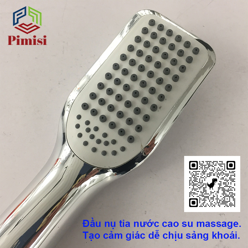 Đầu tia nước cao su massage tạo cảm giác dễ chịu sảng khoải khi sử dụng bát sen Pimisi PBS-101