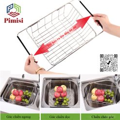 Rổ kéo co giãn Pimisi PRR-21 để chậu rửa bát