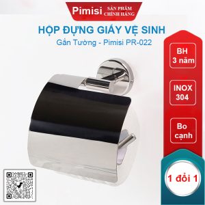 Hộp đựng giấy vệ sinh inox 304 Pimisi PR-022