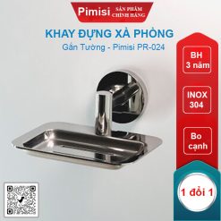 Khay đựng xà phòng cục inox 304 Pimisi PR-024
