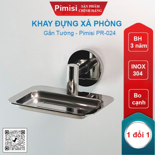 Khay đựng xà phòng cục inox 304 Pimisi PR-024