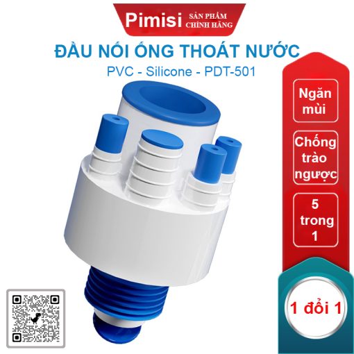 Bộ đầu nối ống thoát nước Pimisi PDT-501