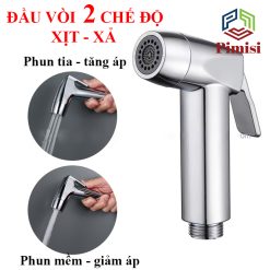 Đầu vòi xịt Pimisi PVX-122 với 2 chế độ tăng - giảm áp