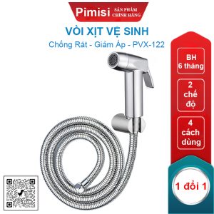 Vòi xịt vệ sinh nhà tắm Pimisi PVX-122 chống rát