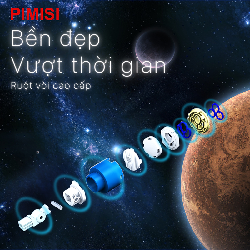 Bộ điều chỉnh óc sen vòi Pimisi PVB-553C bền đẹp vượt thời gian