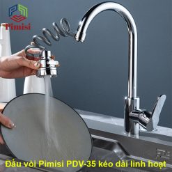Đầu vòi rửa chén rút kéo dài Pimisi PDV-35