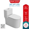Bệt két liền Pimisi PT-3079 nắp êm, dễ vệ sinh