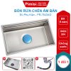 Bồn rửa chén âm bàn Pimisi PR-7843AG inox 304 hố lớn