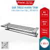Giá treo khăn tắm Pimisi PR-661W chân vuông inox 304