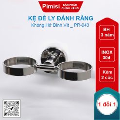 kệ để ly đánh răng Pimisi PR-043 chống xước