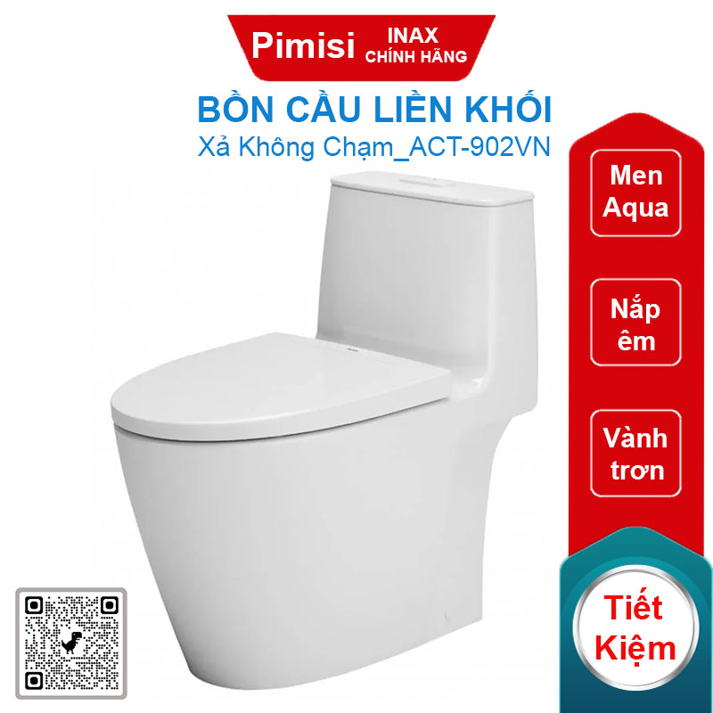 Bồn cầu liên khối Inax ACT-902VN không chạm