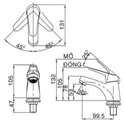 Alternative view of Vòi lavabo lạnh Inax LFV-20SP cho chậu 1 lỗ