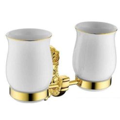 Kệ cốc đánh răng mạ vàng CleanMax 10011