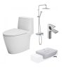 Combo Thiết bị vệ sinh Inax 6A-AC-902VN-AL-345V-LFV-612S-BFV-615S-8C