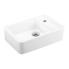 Chậu rửa lavabo treo tường men trắng Cotto SC00657 WH