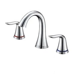 Vòi chậu lavabo, vòi bồn tắm 3 lỗ Miken MK-22027W