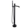 Sen cây đặt sàn cho bồn tắm màu đen Miken MKS-08408B