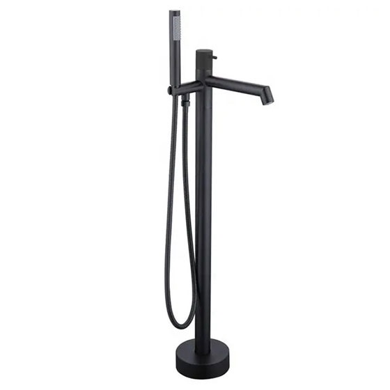 Sen cây đặt sàn cho bồn tắm màu đen Miken MKS-08408B