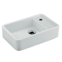 Chậu rửa lavabo treo tường men xám Cotto SC0065 MLG