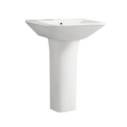 Chậu rửa mặt lavabo treo tường chân dài JOMOO 12803-1/11P-I011