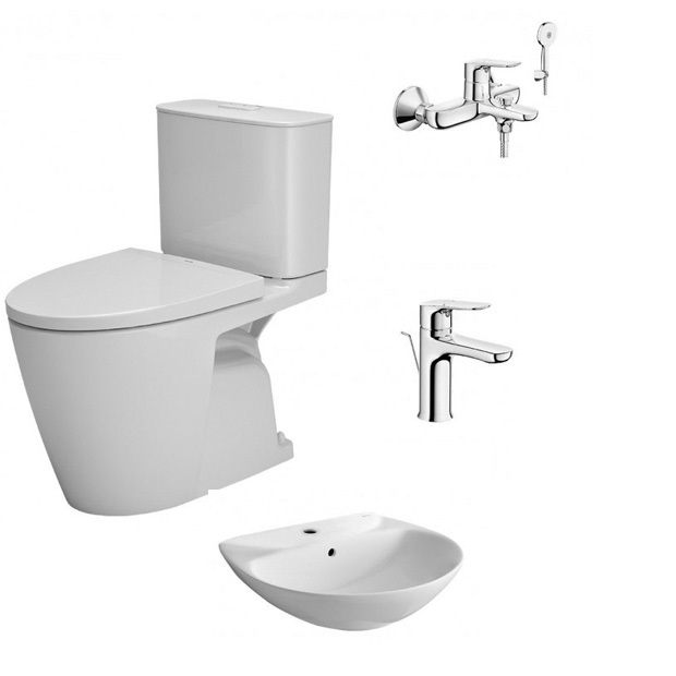 Combo Thiết bị vệ sinh Inax 3A AC-602VN-L-285V-LFV-1402S-BFV-1403S-8C