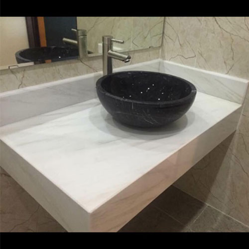 Mặt bàn đá chậu rửa lavabo HM-90115