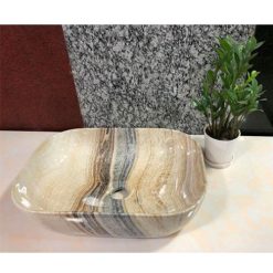 Chậu sứ mỹ nghệ Eximstone 153-1