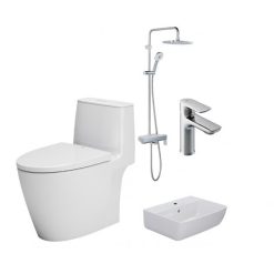 Combo Thiết bị vệ sinh Inax  5A AC-902VN-AL-312V-LFV-612S-BFV-615S-8C