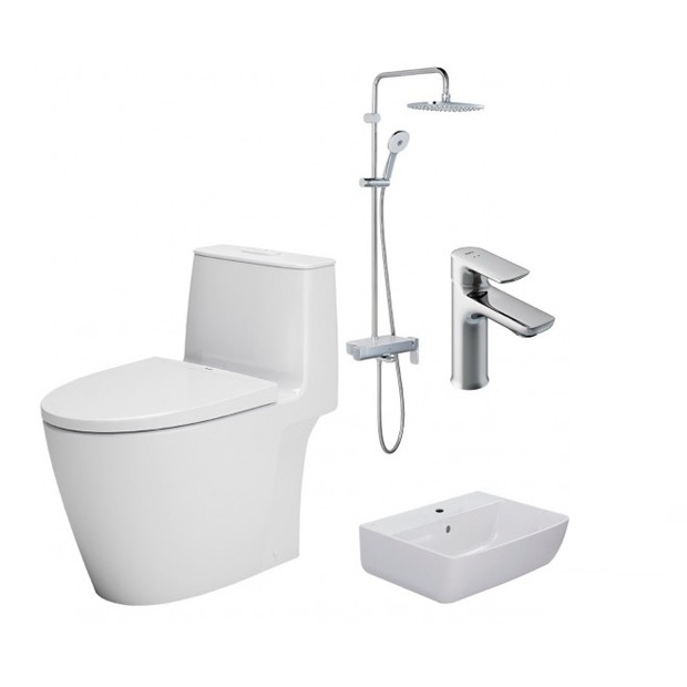 Combo Thiết bị vệ sinh Inax  5A AC-902VN-AL-312V-LFV-612S-BFV-615S-8C