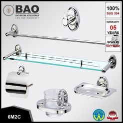 Bộ phụ kiện phòng tắm Bao 6M2C