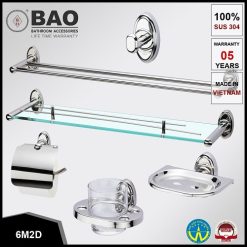 Bộ phụ kiện phòng tắm Bao 6M2D