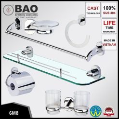 Bộ phụ kiện phòng tắm Bao 6M8