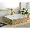 Chậu lavabo sứ nghệ thuật Gia Mỹ 809