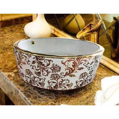Chậu lavabo sứ nghệ thuật Gia Mỹ 815