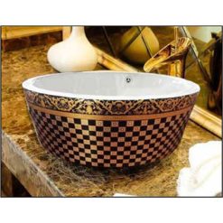 Chậu lavabo sứ nghệ thuật Gia Mỹ 816